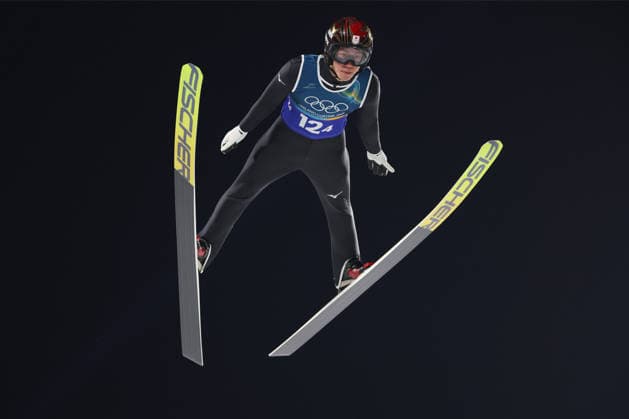 Ren Nikaido (JPN), FEBRUARY 10, 2026 - Ski jumping, Skispringen, Ski, nordisch : Mixed Team during the Milano Cortina 2026 Olympic Winter games, Winterspiele,Spiele, Summer games at Predazzo Ski Jumping Stadium in Predazzo, Italy. Noxthirdxpartyxsales  aflo_319248714