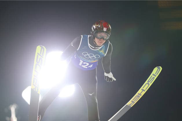Ren Nikaido (JPN), FEBRUARY 10, 2026 - Ski jumping, Skispringen, Ski, nordisch : Mixed Team during the Milano Cortina 2026 Olympic Winter games, Winterspiele,Spiele, Summer games at Predazzo Ski Jumping Stadium in Predazzo, Italy. Noxthirdxpartyxsales  aflo_319248722