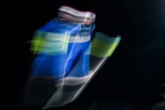 Milano Cortina 2026 Olympic Winter games, Winterspiele,Spiele, Summer games MILAN, ITALY - FEBRUARY 10: Athlete competes at mixed team Ski jumping, Skispringen, Ski, nordisch competition during Milano Cortina 2026 Olympic Winter Games in Milan, Italy on February 10, 2026. Cemal Yurttas Anadolu Milan Italy. Editorial use only. Please get in touch for any other usage.  Copyright: x2026xAnadoluxCemalxYurttasx