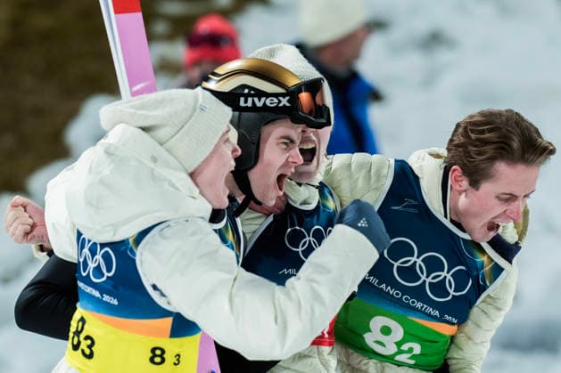 Vinter-OL i Milano Cortina 2026 Val di Fiemme, Italy 20260210. Mixed team competition in Ski jumping, Skispringen, Ski, nordisch in Predazzo during the Winter Olympics in Milano Cortina 2026. Photo: Terje Pedersen NTB Val di Fiemme Italia EDITORIAL USE ONLY. RESTRICTED USE FOR BETTING COMPANIES Ref:_SPOyJF-nrqSmDs.jpg *** Winter Olympics in Milano Cortina 2026 Val di Fiemme, Italy 20260210 Mixed team competition in ski jumping in Predazzo during the Winter Olympics in Milano Cortina 2026 Photo Terje Pedersen NTB Val di Fiemme Italia EDITORIAL USE ONLY RESTRICTED USE FOR BETTING COMPANIES  Copyright: xTerjexPedersenx xNTBx