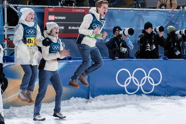 Vinter-OL i Milano Cortina 2026 Val di Fiemme, Italy 20260210. Mixed team competition in Ski jumping, Skispringen, Ski, nordisch in Predazzo during the Winter Olympics in Milano Cortina 2026. Photo: Terje Pedersen NTB Val di Fiemme Italia EDITORIAL USE ONLY. RESTRICTED USE FOR BETTING COMPANIES Ref:_SPOvNnOW3mlnYM.jpg *** Winter Olympics in Milano Cortina 2026 Val di Fiemme, Italy 20260210 Mixed team competition in ski jumping in Predazzo during the Winter Olympics in Milano Cortina 2026 Photo Terje Pedersen NTB Val di Fiemme Italia EDITORIAL USE ONLY RESTRICTED USE FOR BETTING COMPANIES  Copyright: xTerjexPedersenx xNTBx