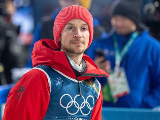 OLYMPICS - Winter Olympic Games, Olympische Spiele, Olympia, OS Milano Cortina 2026 VAL DI FIEMME,ITALY,10.FEB.26 - OLYMPICS, Ski jumping, Skispringen, Ski, nordisch - Winter Olympic Games Milano Cortina 2026, normal hill, mixed team. Image shows the disappointment of Felix Hoffmann (GER).  GEPAxpictures xOliverxLerch