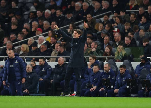 10th February 2026; Tottenham Hotspur Stadium, London, England; Premier League Football, Tottenham Hotspur versus Newcastle United; Tottenham Hotspur manager Thomas Frank on the touchline  JohnxPatrickxFletcher Content restricted for UK based newspaper