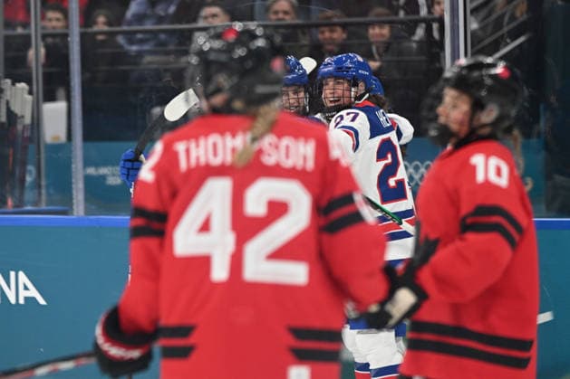 MICO2026 captured at , Milano on 10.Feb.2026 by Filippo Tomasi Photography during Ice hockey, Eishockey - CANADA vs USA, Olympic Winter games, Winterspiele,Spiele, Summer games Milano-Cortina 2026 in Milano, Italy, February 10 2026  Copyright: xFilippoxTomasi IPAxSportx xipa-agency.netx xx IPA_71238095 IPA_Agency_IPA71238095