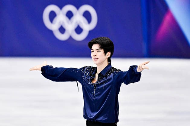 Junhwan CHA (KOR), during Men Single Skating Short Program, at the Olympic Winter games, Winterspiele,Spiele, Summer games Milano Cortina 2026, at Milano Ice Skating Arena, on February 10, 2026 in Milan, Italy. Noxthirdxpartyxsales  aflo_319256008