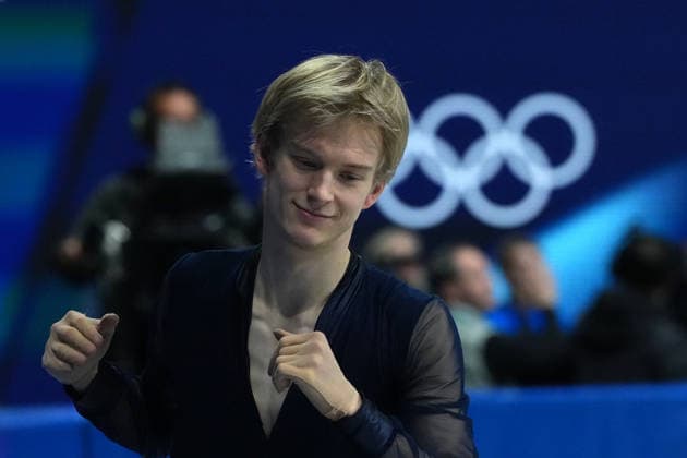 Italy s Daniel Grassl competes during the Figure skating, Eiskunstlauf Men Single Skating Short Program at the Milano Cortina 2026 Winter Olympics, in Milan (Italy) February 10, 2026 (Photo Claudio Furlan LaPresse)  Copyright: xClaudioxFurlan LaPressex