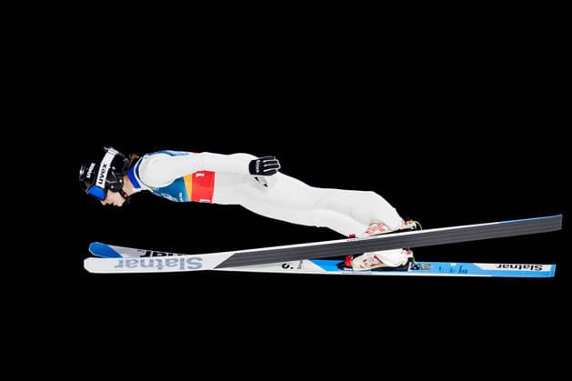 OLYMPICS - Winter Olympic Games, Olympische Spiele, Olympia, OS Milano Cortina 2026 PREDAZZO,ITALY,10.FEB.26 - OLYMPICS, Ski jumping, Skispringen, Ski, nordisch - Winter Olympic Games Milano Cortina 2026, normal hill, mixed team. Image shows Delia Anamaria Folea (ROU).  GEPAxpictures xMatthiasxTrinkl