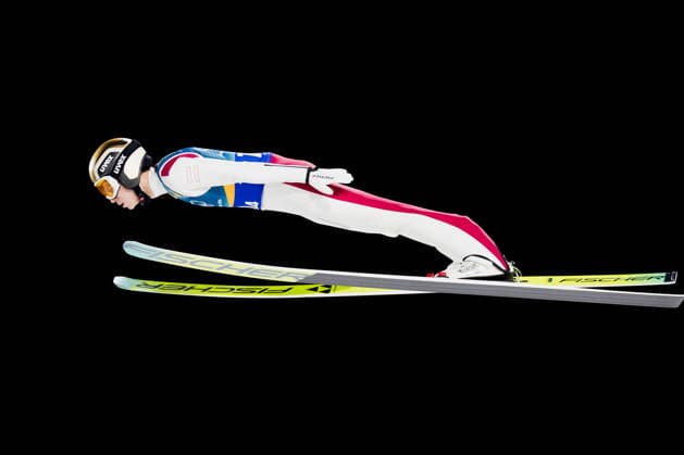 OLYMPICS - Winter Olympic Games, Olympische Spiele, Olympia, OS Milano Cortina 2026 PREDAZZO,ITALY,10.FEB.26 - OLYMPICS, Ski jumping, Skispringen, Ski, nordisch - Winter Olympic Games Milano Cortina 2026, normal hill, mixed team. Image shows Stephan Embacher (AUT).  GEPAxpictures xMatthiasxTrinkl