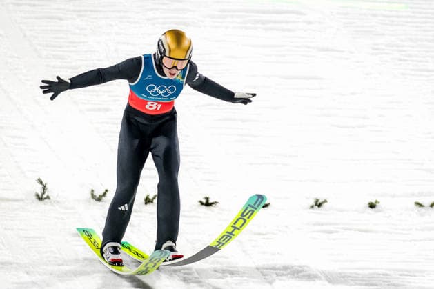 OLYMPICS - Winter Olympic Games, Olympische Spiele, Olympia, OS Milano Cortina 2026 PREDAZZO,ITALY,10.FEB.26 - OLYMPICS, Ski jumping, Skispringen, Ski, nordisch - Winter Olympic Games Milano Cortina 2026, normal hill, mixed team. Image shows Anna Odine Stroem (NOR).  GEPAxpictures xMatthiasxTrinkl