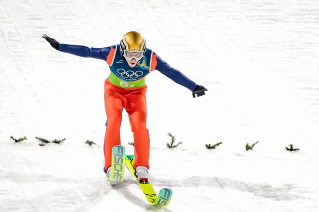 OLYMPICS - Winter Olympic Games, Olympische Spiele, Olympia, OS Milano Cortina 2026 PREDAZZO,ITALY,10.FEB.26 - OLYMPICS, Ski jumping, Skispringen, Ski, nordisch - Winter Olympic Games Milano Cortina 2026, normal hill, mixed team. Image shows Vilho Palosaari (FIN).  GEPAxpictures xMatthiasxTrinkl