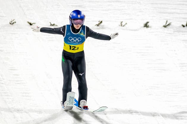 OLYMPICS - Winter Olympic Games, Olympische Spiele, Olympia, OS Milano Cortina 2026 PREDAZZO,ITALY,10.FEB.26 - OLYMPICS, Ski jumping, Skispringen, Ski, nordisch - Winter Olympic Games Milano Cortina 2026, normal hill, mixed team. Image shows Sara Takanashi (JPN).  GEPAxpictures xMatthiasxTrinkl