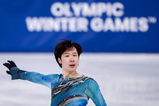 2026-02-10 Figure skating, Eiskunstlauf - Milano Cortina 2026 Winter Olympics - Day 4 MILAN, ITALY - FEBRUARY 10: Boyang Jin of China competing in the Men Single Skating - Short Program during Day 4 of Figure Skating - Milano Cortina 2026 Winter Olympics at Milano Ice Skating Arena on February 10, 2026 in Milan, Italy. (Photo by Joris Verwijst BSR Agency) Milan Italy Content not available for redistribution in The Netherlands directly or indirectly through any third parties. Copyright: xBSRxAgencyx
