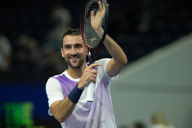 February 10, 2026, Frisco, Texas, USA: MARIN CILIC (CRO) reacts after winning a menÃ¢â‚¬â ¢s singles match at 2026 Nexo Dallas Open at The Ford Center at The Star in Frisco, Texas. Marin Cilic recorded his 600th career win after defeating Leaner Tien, 7:5, 7:6. Tennis 2026: Dallas Open: Cilic 7:5, 7:6 Tien  - ZUMAh193 20260210_zsp_h193_036 Copyright: xDanielxMcGregor-Huyerx