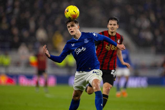 Football - FA Premier League - Everton FC v Bournemouth AFC LIVERPOOL, ENGLAND - Tuesday, February 10, 2026: Everton s Harrison Armstrong during the FA Premier League match between Everton FC and Bournemouth AFC at Bramley-Moore Dock. (Photo by David Rawcliffe Propaganda) LIVERPOOL Bramley-Moore Dock MERSEYSIDE ENGLAND  Copyright: xDavidxRawcliffex P2026-02-10-Everton_Bournemouth-73