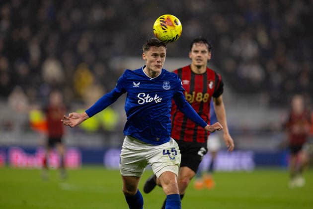 Football - FA Premier League - Everton FC v Bournemouth AFC LIVERPOOL, ENGLAND - Tuesday, February 10, 2026: Everton s Harrison Armstrong during the FA Premier League match between Everton FC and Bournemouth AFC at Bramley-Moore Dock. (Photo by David Rawcliffe Propaganda) LIVERPOOL Bramley-Moore Dock MERSEYSIDE ENGLAND  Copyright: xDavidxRawcliffex P2026-02-10-Everton_Bournemouth-74