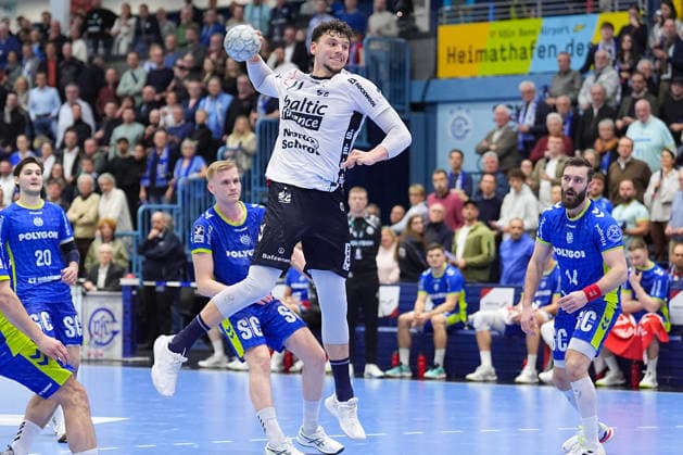 10.02.2026, xydrx, Handball, 1.HBL, VfL Gummersbach - SG Flensburg-Handewitt, Schwalbe-Arena: Marko Grgic (SG Flensburg-Handewitt 17) Photo: xYannisxDreimannxPressefotoKochx Nordrhein-Westfahlen Deutschland