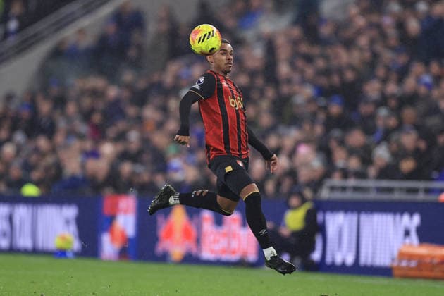 Football - Premier League - Everton v Bournemouth 10th February 2026 - Premier League - Everton v Bournemouth - Eli Junior Kroupi of Bournemouth - Photo: Simon Stacpoole Offside. Liverpool UK Copyright: xSimonxStacpoolexOffside