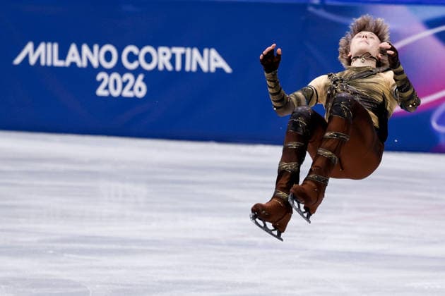 2026-02-10 Figure skating, Eiskunstlauf - Milano Cortina 2026 Winter Olympics - Day 4 MILAN, ITALY - FEBRUARY 10: Ilia Malinin of United States of America competing in the Men Single Skating - Short Program during Day 4 of Figure Skating - Milano Cortina 2026 Winter Olympics at Milano Ice Skating Arena on February 10, 2026 in Milan, Italy. (Photo by Joris Verwijst BSR Agency) Milan Italy Content not available for redistribution in The Netherlands directly or indirectly through any third parties. Copyright: xBSRxAgencyx