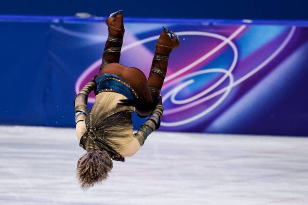 2026-02-10 Figure skating, Eiskunstlauf - Milano Cortina 2026 Winter Olympics - Day 4 MILAN, ITALY - FEBRUARY 10: Ilia Malinin of United States of America competing in the Men Single Skating - Short Program during Day 4 of Figure Skating - Milano Cortina 2026 Winter Olympics at Milano Ice Skating Arena on February 10, 2026 in Milan, Italy. (Photo by Joris Verwijst BSR Agency) Milan Italy Content not available for redistribution in The Netherlands directly or indirectly through any third parties. Copyright: xBSRxAgencyx