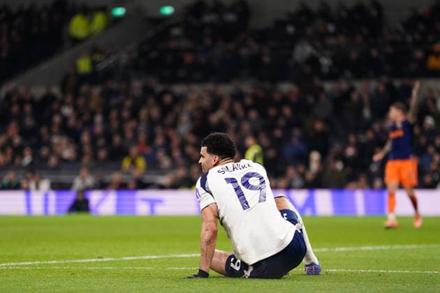 Premier League Tottenham Hotspur v Newcastle Untied Dominic Solanke of Tottenham Hotspur during the Premier League match Tottenham Hotspur vs Newcastle Untied at Tottenham Hotspur Stadium, London, United Kingdom on 10 February 2026 (Photo by Harvey Murphy News Images) Copyright: xHarveyxMurphy NewsxImagesx