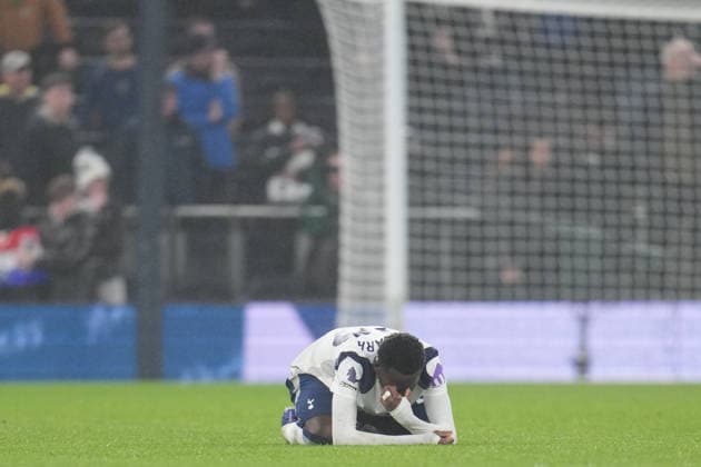 Premier League Tottenham Hotspur v Newcastle Untied Pape Matar Sarr of Tottenham Hotspur at full time during the Premier League match Tottenham Hotspur vs Newcastle Untied at Tottenham Hotspur Stadium, London, United Kingdom on 10 February 2026 (Photo by Harvey Murphy News Images) Copyright: xHarveyxMurphy NewsxImagesx