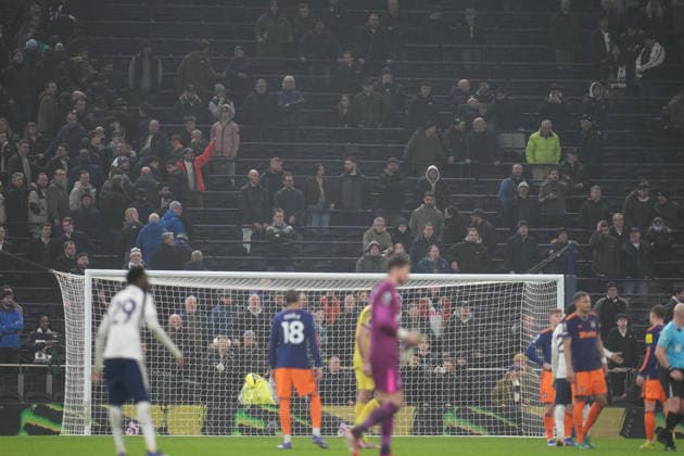 Premier League Tottenham Hotspur v Newcastle Untied Empty seats at home end during the Premier League match Tottenham Hotspur vs Newcastle Untied at Tottenham Hotspur Stadium, London, United Kingdom on 10 February 2026 (Photo by Harvey Murphy News Images) Copyright: xHarveyxMurphy NewsxImagesx