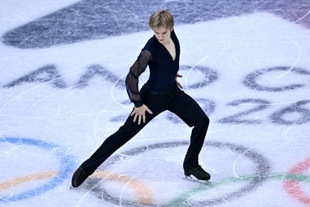 Rg Milano 10 02 2026 - Olimpiadi Milano Cortina 2026 Figure skating, Eiskunstlauf foto Image nella foto: Daniel Grassl 