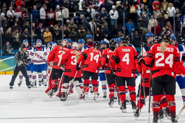 February 10, 2026, Milan, Lombardy, USA: persons} plays against {persons} 7 in the Preliminary Round Group A at the Milano Santagiulia Ice hockey, Eishockey Arena in MILAN, Italy during the 2026 Milano Cortina Winter Olympics. Team USA defeats Canada, 5-0. Olympics 2026: Milano Cortina: Ice Hockey WomenÃ¢â‚¬â ¢S: {Persons} 3  - ZUMAa161 20260210_aaa_a161_186 Copyright: xWalterxG.xArcexSr.x