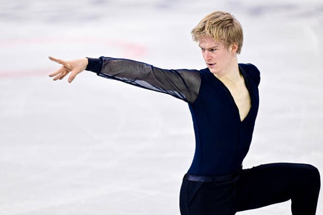 Daniel GRASSL (ITA), during Men Single Skating Short Program, at the Olympic Winter games, Winterspiele,Spiele, Summer games Milano Cortina 2026, at Milano Ice Skating Arena, on February 10, 2026 in Milan, Italy. Noxthirdxpartyxsales  aflo_319277826