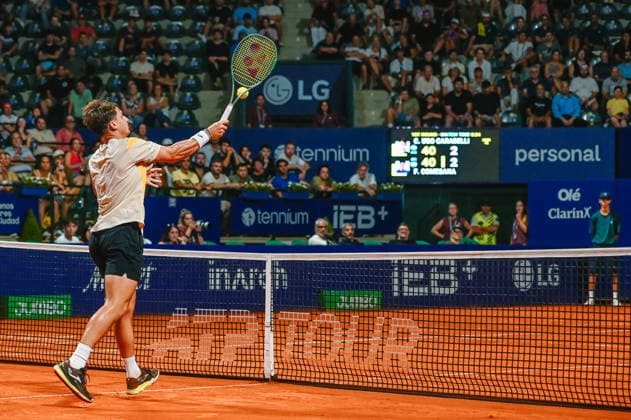 ATP_ARGENTINA_OPEN_2026 BUENOS AIRES, AR - 10.02.2026: ATP_ARGENTINA_OPEN_2026 - Buenos Aires, Argentina. 10 Feb 2026 . Action during the men& 39;s singles match of the Round of 32 of the Argentina Open 2026, at the Buenos Aires Lawn Tennis Club. (Photo: Lucas Mangi Fotoarena) x2881974x  LucasxMangi