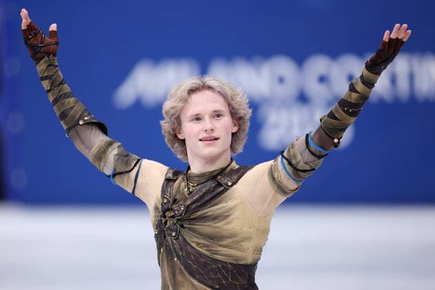 Ilia Malinin (USA), FEBRUARY 10, 2026 - Figure skating, Eiskunstlauf : Men s Short Program during the Milano Cortina 2026 Olympic Winter games, Winterspiele,Spiele, Summer games at Milano Ice Skating Arena in Milan, Italy. Noxthirdxpartyxsales  aflo_319298476
