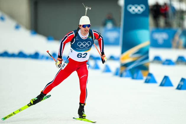 260210 -- ANTERSELVA, Feb. 10, 2026 -- Sturla Holm Laegreid of Norway competes during the biathlon men s 20km individual at the Milan-Cortina 2026 Olympic Winter games, Winterspiele,Spiele, Summer games in Anterselva, Italy, Feb. 10, 2026. MICO2026ITALY-ANTERSELVA-OLYMPIC WINTER GAMES-BIATHLON-MEN S 20KM INDIVIDUAL JiangxHan  (MICO2026)ITALY-ANTERSELVA-OLYMPIC WINTER GAMES-BIATHLON-MEN S 20KM INDIVIDUAL IMAGO JiangxHan  imago images 0847264735
