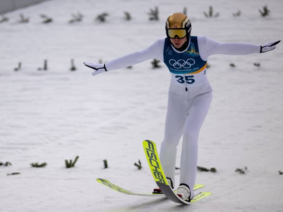 OLYMPICS - Winter Olympic Games, Olympische Spiele, Olympia, OS Milano Cortina 2026 PREDAZZO,ITALY,11.FEB.26 - OLYMPICS, NORDIC SKIING, NORDIC COMBINED, Ski jumping, Skispringen, Ski, nordisch - Winter Olympic Games Milano Cortina 2026, normal hill, men. Image shows Jens Luraas Oftebro (NOR).  GEPAxpictures xOliverxLerch