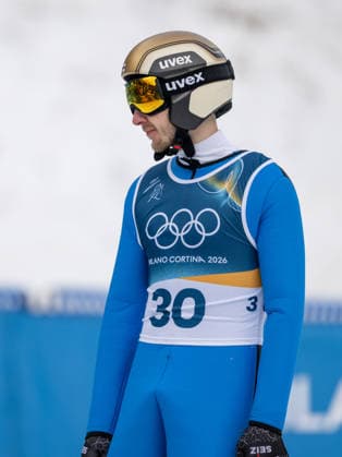 OLYMPICS - Winter Olympic Games, Olympische Spiele, Olympia, OS Milano Cortina 2026 PREDAZZO,ITALY,11.FEB.26 - OLYMPICS, NORDIC SKIING, NORDIC COMBINED, Ski jumping, Skispringen, Ski, nordisch - Winter Olympic Games Milano Cortina 2026, normal hill, men. Image shows Ilkka Herola (FIN).  GEPAxpictures xOliverxLerch