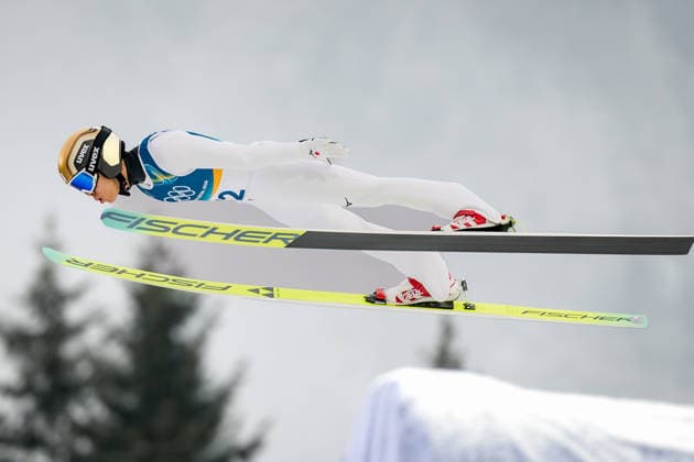 OLYMPICS - Winter Olympic Games, Olympische Spiele, Olympia, OS Milano Cortina 2026 PREDAZZO,ITALY,11.FEB.26 - OLYMPICS, NORDIC SKIING, NORDIC COMBINED, Ski jumping, Skispringen, Ski, nordisch - Winter Olympic Games Milano Cortina 2026, normal hill, men. Image shows Sora Yachi (JPN).  GEPAxpictures xMatthiasxTrinkl