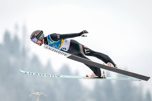 OLYMPICS - Winter Olympic Games, Olympische Spiele, Olympia, OS Milano Cortina 2026 PREDAZZO,ITALY,11.FEB.26 - OLYMPICS, NORDIC SKIING, NORDIC COMBINED, Ski jumping, Skispringen, Ski, nordisch - Winter Olympic Games Milano Cortina 2026, normal hill, men. Image shows Alessandro Pittin (ITA).  GEPAxpictures xMatthiasxTrinkl