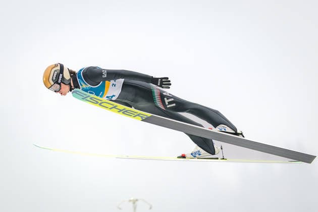 OLYMPICS - Winter Olympic Games, Olympische Spiele, Olympia, OS Milano Cortina 2026 PREDAZZO,ITALY,11.FEB.26 - OLYMPICS, NORDIC SKIING, NORDIC COMBINED, Ski jumping, Skispringen, Ski, nordisch - Winter Olympic Games Milano Cortina 2026, normal hill, men. Image shows Samuel Costa (ITA).  GEPAxpictures xMatthiasxTrinkl