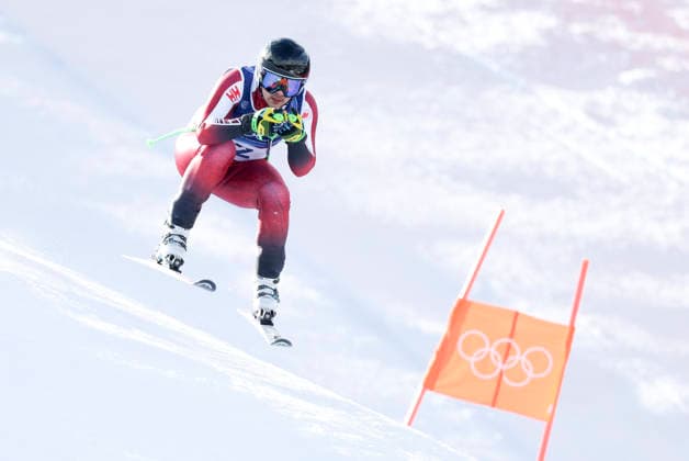 OLYMPICS - Winter Olympic Games, Olympische Spiele, Olympia, OS Milano Cortina 2026 BORMIO,ITALY,11.FEB.26 - OLYMPICS, ALPINE SKIING - Winter Olympic Games Milano Cortina 2026, Super G, men. Image shows James Crawford (CAN).  GEPAxpictures xHaraldxSteiner