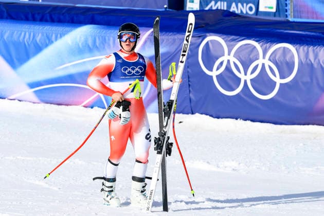 OLYMPICS - Winter Olympic Games, Olympische Spiele, Olympia, OS Milano Cortina 2026 BORMIO,ITALY,11.FEB.26 - OLYMPICS, ALPINE SKIING - Winter Olympic Games Milano Cortina 2026, Super G, men. Image shows Franjo von Allmen (SUI).  GEPAxpictures xWolfgangxGrebien