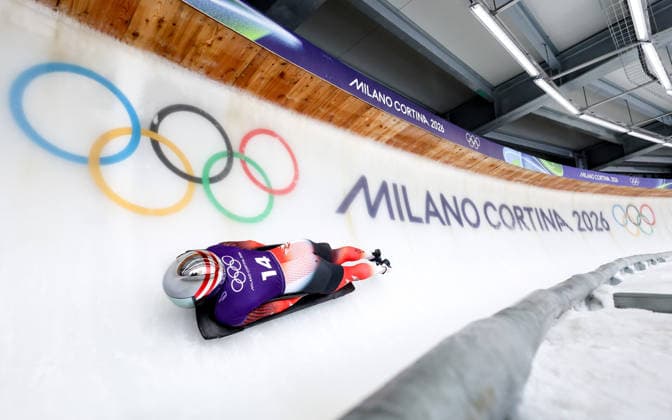 OLYMPICS - Winter Olympic Games, Olympische Spiele, Olympia, OS Milano Cortina 2026 CORTINA D AMPEZZO,ITALY,11.FEB.26 - OLYMPICS, SKELETON - Winter Olympic Games Milano Cortina 2026, women, training. Image shows Janine Flock (AUT).  GEPAxpictures xMaticxKlansek
