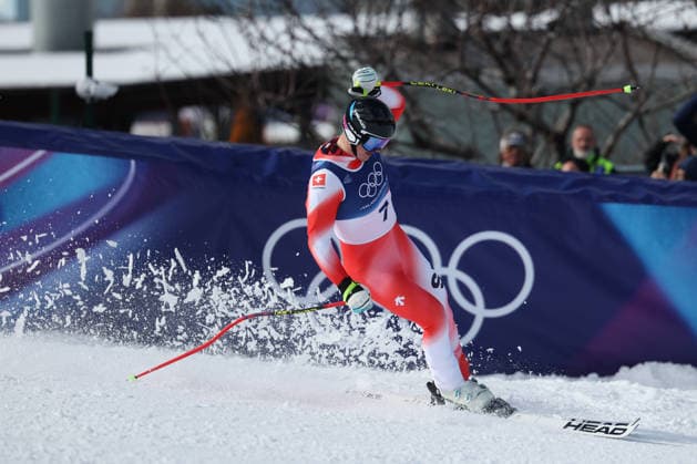 F Von Allmen (SUI) during the Olympic Milano-Cortina 2026, Alpine Skiing Men s SuperG on February 11, 2026 at Stelvio Ski Centre in Bormio, Italy  Copyright: xSergioxBisi IPAxSportx xipa-agency.netx xx IPA_71307139 IPA_Agency_IPA71307139