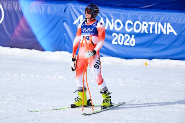 OLYMPICS - Winter Olympic Games, Olympische Spiele, Olympia, OS Milano Cortina 2026 BORMIO,ITALY,11.FEB.26 - OLYMPICS, ALPINE SKIING - Winter Olympic Games Milano Cortina 2026, Super G, men. Image shows Stefan Rogentin (SUI).  GEPAxpictures xWolfgangxGrebien