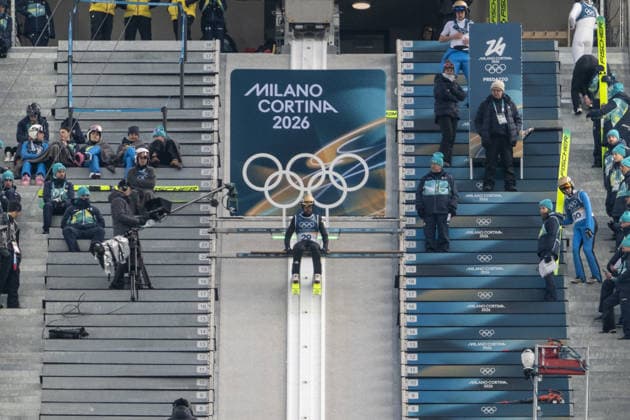Johannes Rydzek ( Deutschland ), Nordic Combined Individual Men, Milano Cortina 2026 Olympic Games, Olympische Spiele, Olympia, OS 11-02-2026 *** Johannes Rydzek Germany , Nordic Combined Individual Men, Milano Cortina 2026 Olympic Games 11 02 2026 Copyright: HMBxMedia MarcxNiemeyer