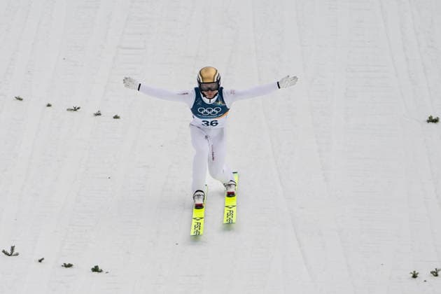 Johannes Lamparter ( ?sterreich ), Nordic Combined Individual Men, Milano Cortina 2026 Olympic Games, Olympische Spiele, Olympia, OS 11-02-2026 *** Johannes Lamparter Austria , Nordic Combined Individual Men, Milano Cortina 2026 Olympic Games 11 02 2026 Copyright: HMBxMedia MarcxNiemeyer