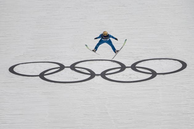 Julian Schmid ( Deutschland ), Nordic Combined Individual Men, Milano Cortina 2026 Olympic Games, Olympische Spiele, Olympia, OS 11-02-2026 *** Julian Schmid Germany , Nordic Combined Individual Men, Milano Cortina 2026 Olympic Games 11 02 2026 Copyright: HMBxMedia MarcxNiemeyer