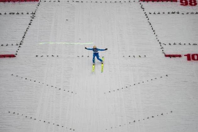 Julian Schmid ( Deutschland ), Nordic Combined Individual Men, Milano Cortina 2026 Olympic Games, Olympische Spiele, Olympia, OS 11-02-2026 *** Julian Schmid Germany , Nordic Combined Individual Men, Milano Cortina 2026 Olympic Games 11 02 2026 Copyright: HMBxMedia MarcxNiemeyer