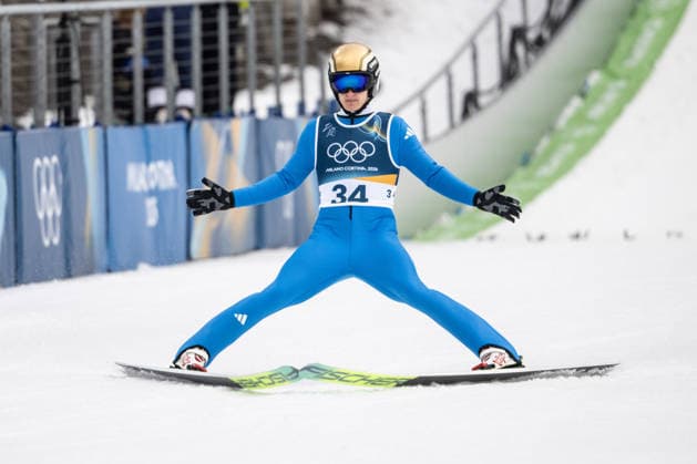 Julian Schmid ( Deutschland ), Nordic Combined Individual Men, Milano Cortina 2026 Olympic Games, Olympische Spiele, Olympia, OS 11-02-2026 *** Julian Schmid Germany , Nordic Combined Individual Men, Milano Cortina 2026 Olympic Games 11 02 2026 Copyright: HMBxMedia MarcxNiemeyer