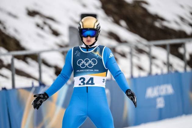 Julian Schmid ( Deutschland ), Nordic Combined Individual Men, Milano Cortina 2026 Olympic Games, Olympische Spiele, Olympia, OS 11-02-2026 *** Julian Schmid Germany , Nordic Combined Individual Men, Milano Cortina 2026 Olympic Games 11 02 2026 Copyright: HMBxMedia MarcxNiemeyer