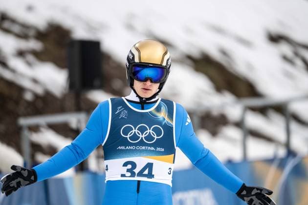 Julian Schmid ( Deutschland ), Nordic Combined Individual Men, Milano Cortina 2026 Olympic Games, Olympische Spiele, Olympia, OS 11-02-2026 *** Julian Schmid Germany , Nordic Combined Individual Men, Milano Cortina 2026 Olympic Games 11 02 2026 Copyright: HMBxMedia MarcxNiemeyer