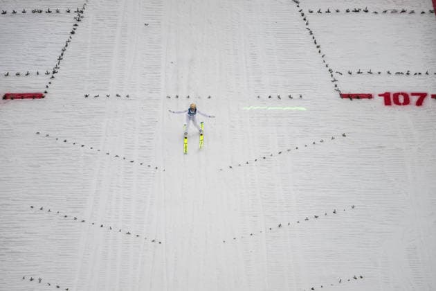 Johannes Lamparter ( ?sterreich ), Nordic Combined Individual Men, Milano Cortina 2026 Olympic Games, Olympische Spiele, Olympia, OS 11-02-2026 *** Johannes Lamparter Austria , Nordic Combined Individual Men, Milano Cortina 2026 Olympic Games 11 02 2026 Copyright: HMBxMedia MarcxNiemeyer